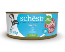 Schesir CB Karma mokra dla kotów filety tuńczyka w galarecie puszka 140g 