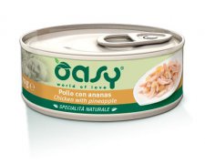 Oasy Natural Range Cat Adult Kurczak z anansem 50% naturalnego mięsa w galaretce 70g