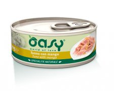 Oasy Natural Range Cat Adult tuńczyk mango 50% naturalnego mięsa w galaretce 70g
