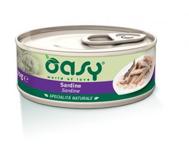 Oasy Natural Range Cat Adult Sardynki 50% naturalnego mięsa w galaretce 70g