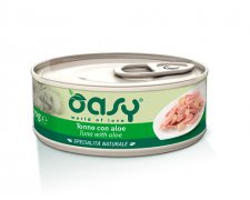 Oasy Natural Range Cat Adult Tuńczyk z aloesem 50% naturalnego mięsa w galaretce 150g