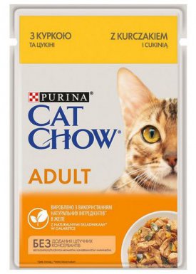 Purina Cat Chow Adult delikatne kawałki w galaretce saszetka dla kota 85g