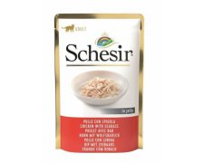 Schesir Cat Adult bez konserwantów, barwników i produktów ubocznych saszetka 85g