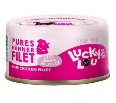 Lucky Lou Extrafood bez zbóż, bez ryżu, bez dodatku cukru puszka w galaretce dla kotów 70g