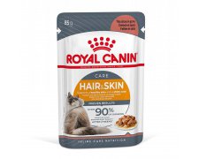 Royal Canin Hair & Skin karma mokra dla kotów dorosłych, zdrowa skóra, piękna sierść saszetka 85g