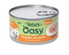 Oasy Natury Cat Adult Tuńczyk z marchewką 50% naturalnego mięsa w galaretce 85g
