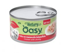 Oasy Natury Cat Adult Kurczak z krewetkami 50% naturalnego mięsa w galaretce 85g