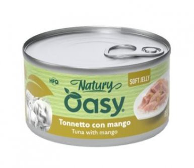 Oasy Natury Cat Adult tuńczyk mango 50% naturalnego mięsa w galaretce 85g