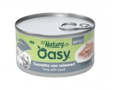 Oasy Natury Cat Adult Tuńczyk z kalmarami 50% naturalnego mięsa w galaretce 85g