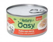 Oasy Natury Cat Adult Kurczak z dynią 50% naturalnego mięsa w galaretce 85g