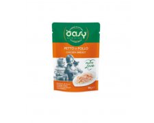 Oasy Natury kurczak z warzywami naturalna mokra karma w delikatnej galaretce saszetka 85g