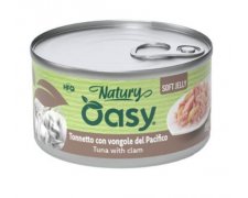 Oasy Natury Cat Adult Tuńczyk z małżami 50% naturalnego mięsa w galaretce 150g