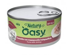 Oasy Natury Cat Adult Tuńczyk z krewetki 50% naturalnego mięsa w galaretce 150g