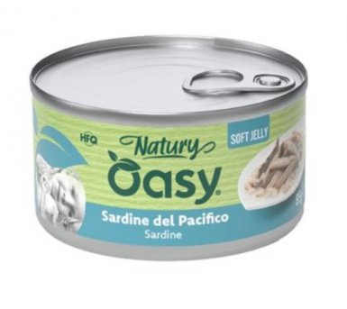 Oasy Natury Cat Adult Sardynki 50% naturalnego mięsa w galaretce 150g