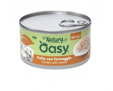 Oasy Natury Cat Adult Kurczak z serem 50% naturalnego mięsa w galaretce 150g