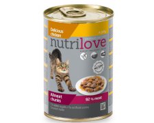 Nutrilove Premium Mięsne kawałki w galaretce dla kota 400g