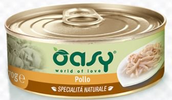 Oasy Natural Range Cat Adult Kurczak 50% naturalnego mięsa w galaretce 70g