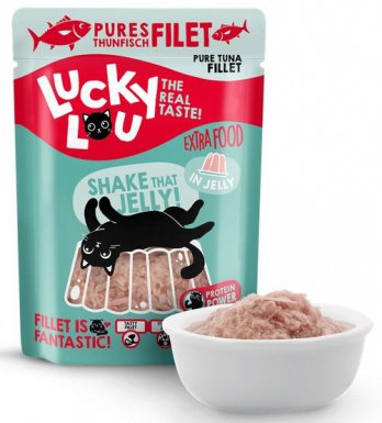 Lucky Lou Extrafood Tuńczyk w galaretce saszetka dla kota 70g