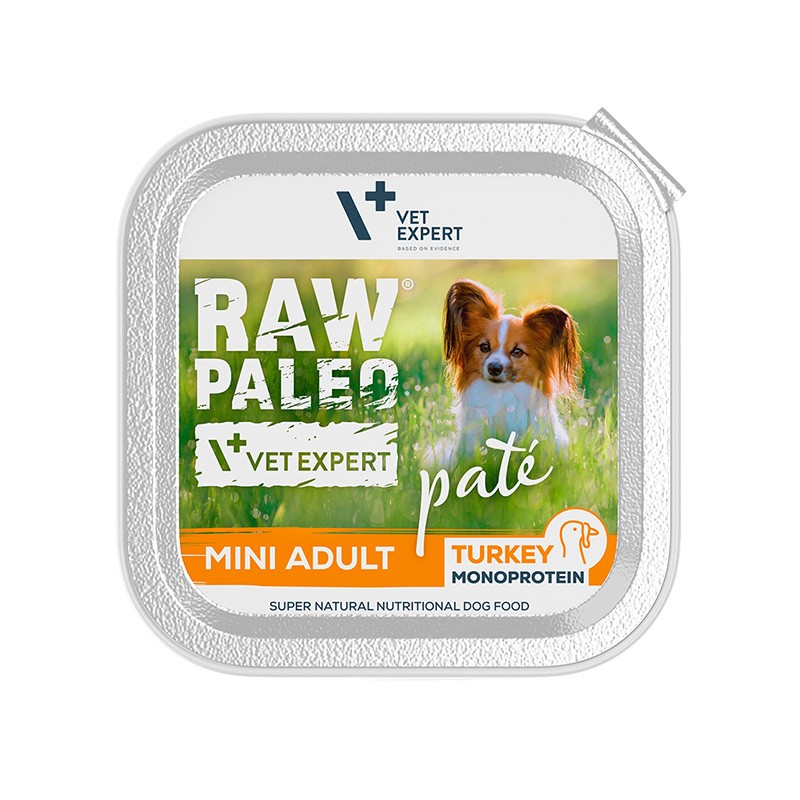 Vet Expert Raw Paleo Pate Mini Adult monobiałkowa karma dla małych psów 150g