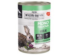 Wiejska Zagroda Monobiałkowa puszka dla pa z królikiem 400g
