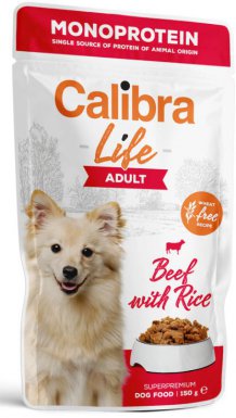 Calibra Dog Life monobiałkowa saszetka dla psa bez glutenu, zbóż, GMO 150g