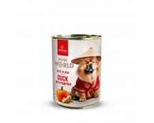 Pokusa Nutri World smaki świata Azja monobiałkowa puszka dla psa z kaczką i dynią 400g