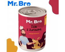 Mr. Bro Monoprotein dzik z żurawiną puszka dla psa 