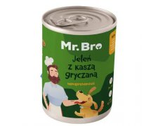 Mr. Bro Monoprotein jeleń z kaszą gryczaną puszka dla psa 