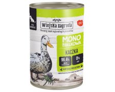 Wiejska Zagroda Monobiałkowa puszka z kaczką dla psa 400g 