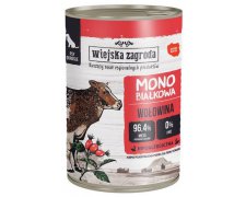 Wiejska Zagroda Monobiałkowa puszka z wołowiną dla psa 400g