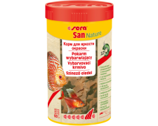 Sera San Nature - pokarm wybarwiający premium z krylem dla ryb ozdobnych