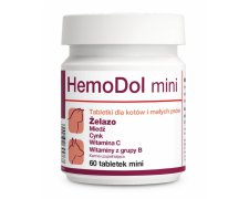 Dolvit HemoDol Mini- żelazo tabletki dla kotów i małych psów