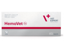 VetExpert HemoVet- tabletki dla psów z objawami niedokrwistości 60 tabl.