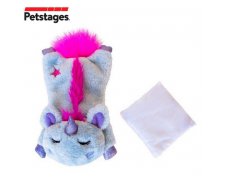 Petstages Unicorn Cuddle Pal przytulanka dla kota oddająca ciepło 20x12 cm