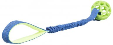Trixie Bungee Rope sznur z amortyzatorem i piłką do przeciągania fi 7x48cm