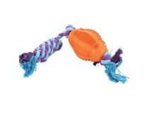 Zolux Piłka kauczukowa do rugby ze sznurem 11 cm