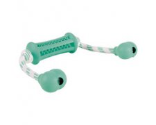 Trixie Mintfresh Stick with Rope Natural Rubber Zabawka rolka ze sznurem dla psa 37cm