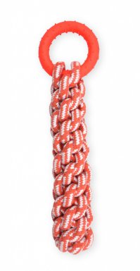 Pet Nova TPR Ropering Orange 30cm szarpak pomarańczowy 