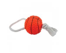 Zolux Zabawka piłka do koszykówki ze sznurkiem 10cm