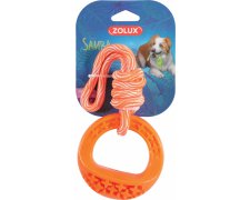 Zolux Zabawka TPR Samba okrągła ze sznurem 26cm 