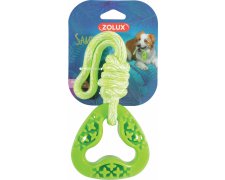 Zolux Zabawka TPR Samba trójkątna ze sznurem 26 cm
