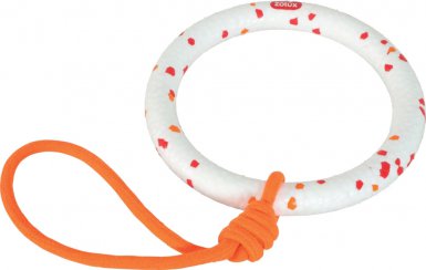 Zolux Wytrzymały pierścień ze sznurem dla psa do przeciągania 18cm