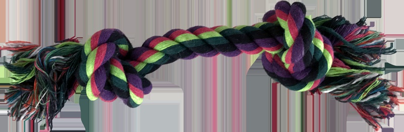 BUBA Klasyczny sznur bawełniany z dwoma węzłami