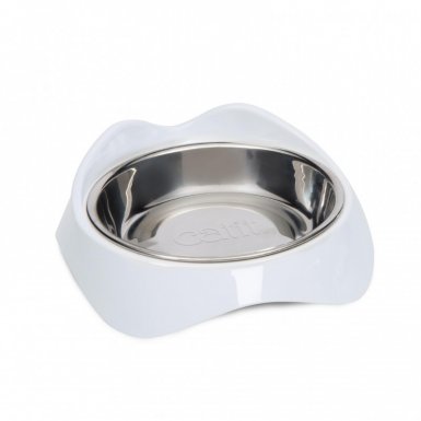 CatIt Pixi miska dla kota biała 16x16x5.7cm 200ml