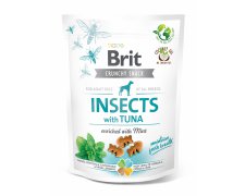 Brit Crunchy Snack Insects with Tuna przysmak dla psa połączenie instektów z tuńczykiem i miętą 200g