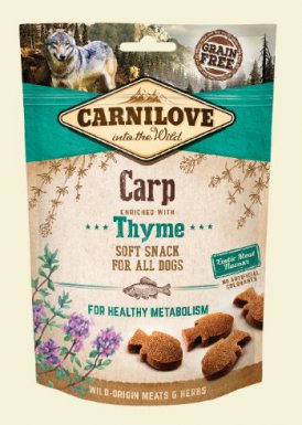 Carnilove Semi-Moist Snack Carp & Thyme 200g