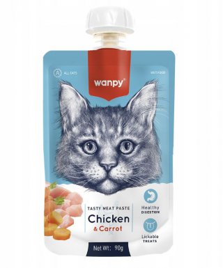 Wanpy Paste Chicken & Carrot kremowy pasztecik kurczak z marchewką 90g