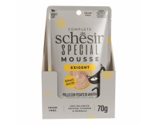 Schesir Special Mousse Exigent karma mus dla kota o smaku kurczak z wątróbką kaczą i jajkiem 70g