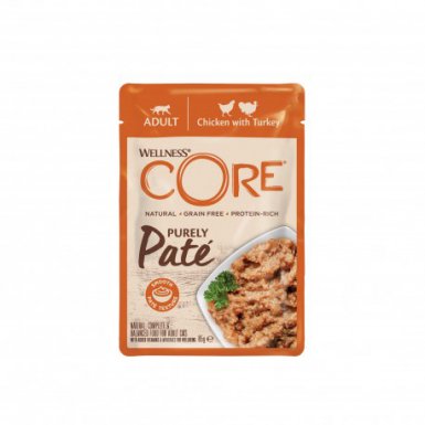 Core Purely Pate karma mokra dla dorosłych kotów w pasztecie 8x85g