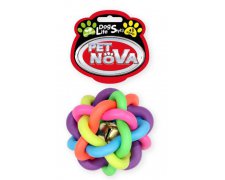 Pet Nova TPR Bellball S piłka pleciona 6cm 